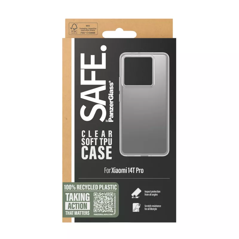 PanzerGlass SAFE. by ® Θήκη TPU Διάφανη Xiaomi 14T Pro
