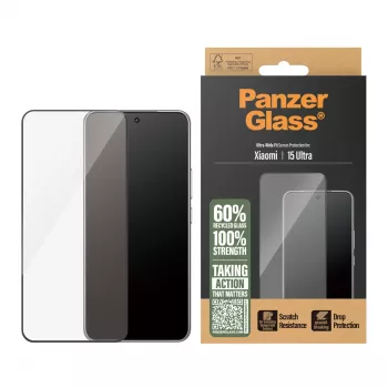 PanzerGlass Προστασία οθόνης Xiaomi 15 Ultra Ultra-Wide Fit ανθεκτική στις γρατσουνιές ανθεκτική στους κραδασμούς