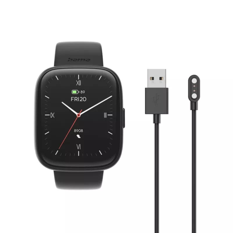 Smartwatch HAMA 4000 square μαύρο — HAMA 4000 square, μαύρο Smartwatch