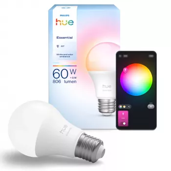 Philips Hue White and colour ambience Essential A60 – έξυπνη λάμπα E27 – 806 lm – 8W