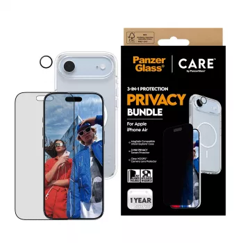 θήκη προστασίας PanzerGlass CARE για iPhone 17 Air — Privacy 3-in-1