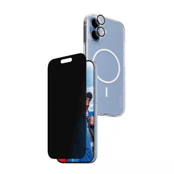 θήκη προστασίας PanzerGlass Case CARE για iPhone 17 με προστασία απορρήτου, λειτουργικότητα 3-in-1