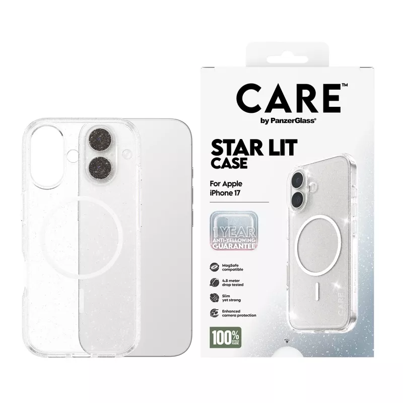 Θήκη PanzerGlass CARE by Flagship Case Urban Explorer Star Lit White MagSafe iPhone 17