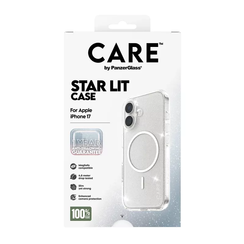 Θήκη PanzerGlass CARE by Flagship Case Urban Explorer Star Lit White MagSafe iPhone 17