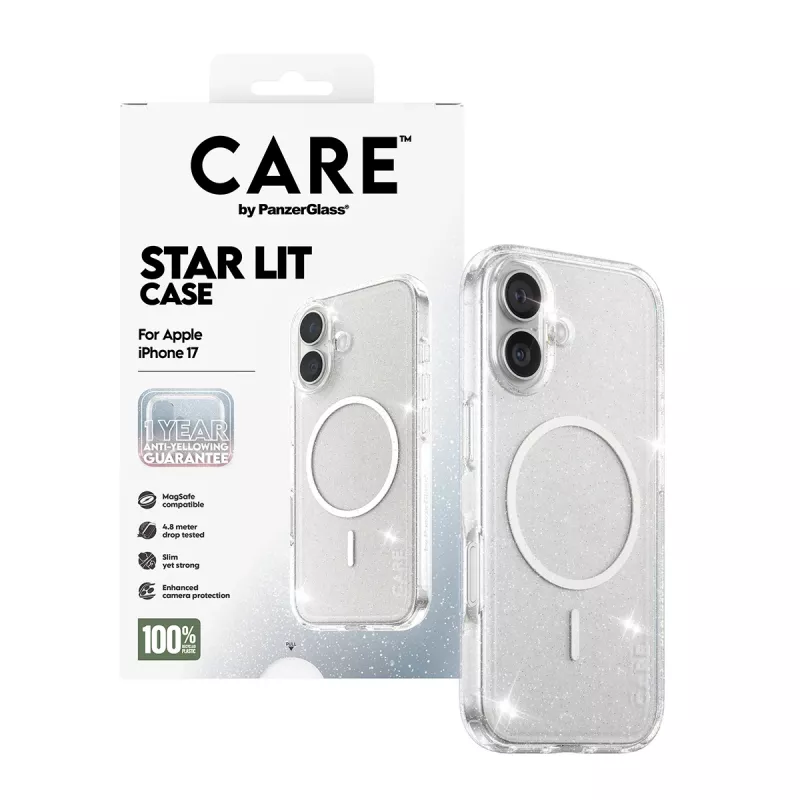 Θήκη PanzerGlass CARE by Flagship Case Urban Explorer Star Lit White MagSafe iPhone 17