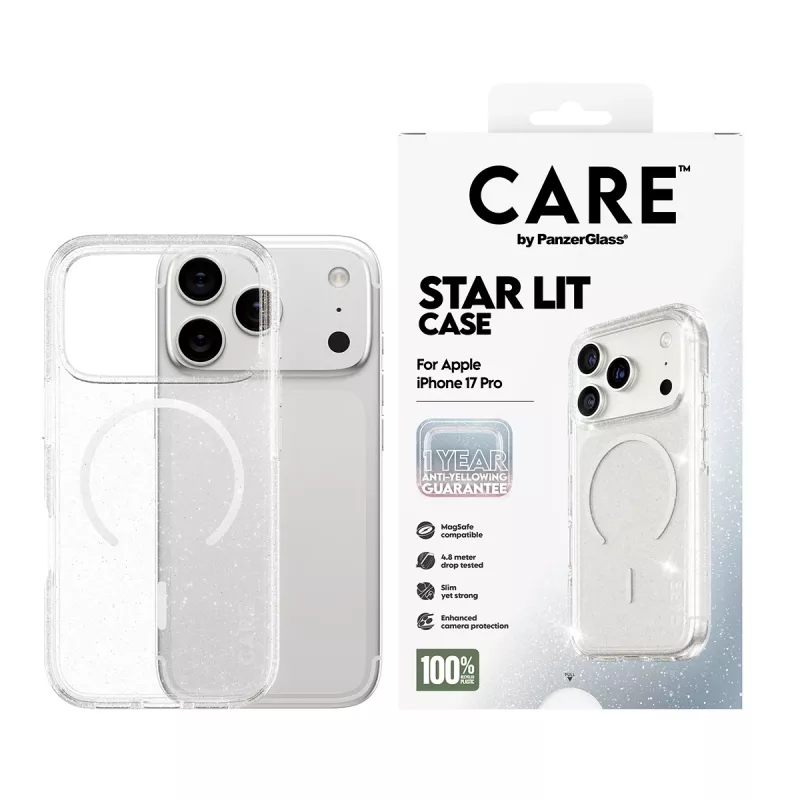 Θήκη PanzerGlass CARE by Flagship Case Urban Explorer Star Lit White MagSafe iPhone 17 Pro