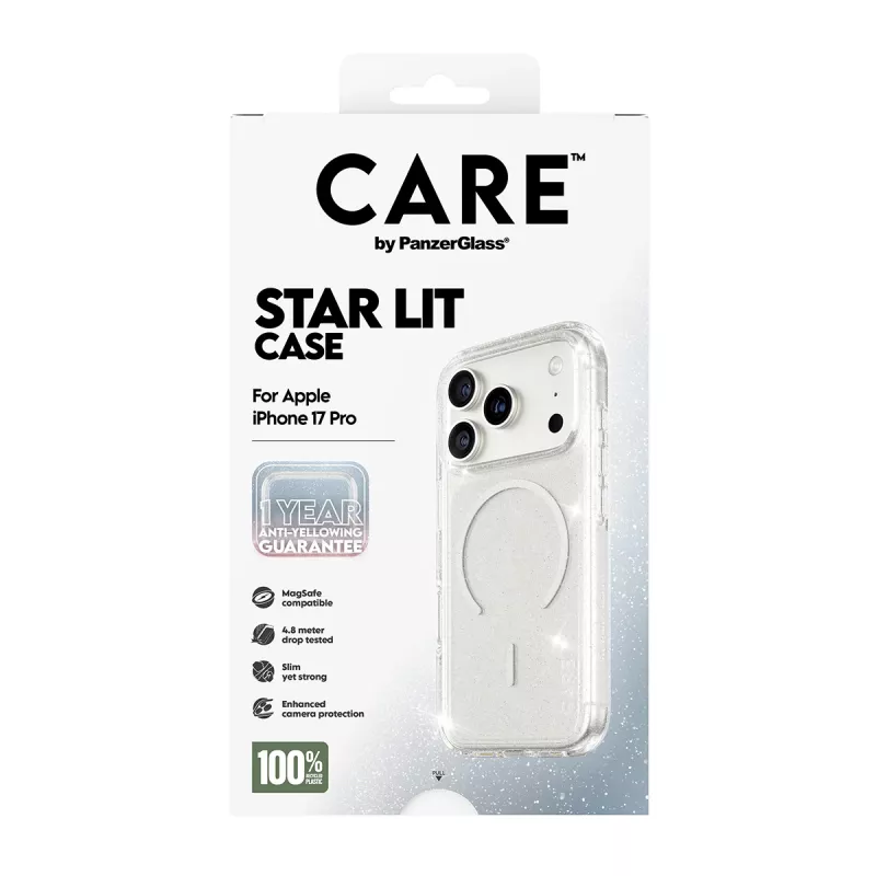 Θήκη PanzerGlass CARE by Flagship Case Urban Explorer Star Lit White MagSafe iPhone 17 Pro