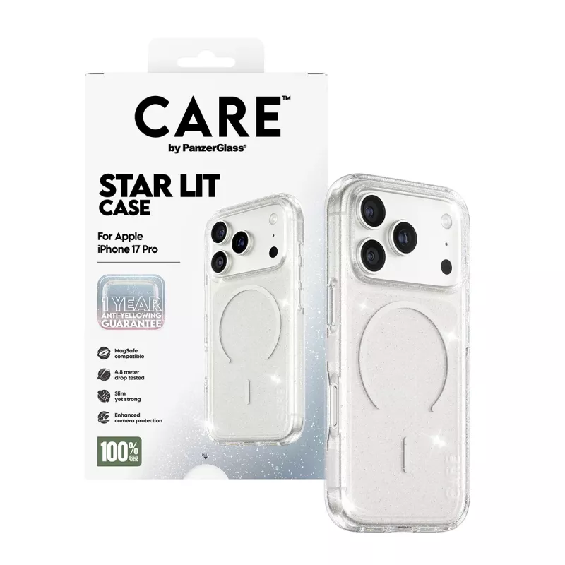 Θήκη PanzerGlass CARE by Flagship Case Urban Explorer Star Lit White MagSafe iPhone 17 Pro