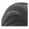 Hama 00173093 EWM-600L εργονομικό κάθετο ποντίκι, για αριστερόχειρες, ασύρματο 2,4 GHz + Bluetooth, πολλών συσκευών, οπτικό 1600 DPI, επαναφορτιζόμενο, μαύρο