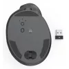 Hama 00173093 EWM-600L εργονομικό κάθετο ποντίκι, για αριστερόχειρες, ασύρματο 2,4 GHz + Bluetooth, πολλών συσκευών, οπτικό 1600 DPI, επαναφορτιζόμενο, μαύρο