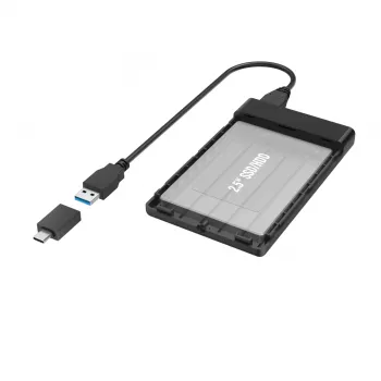 Hama 00200760 Θήκη αποθήκευσης HDD/SSD Θήκη Μαύρο 2.5 ίντσες