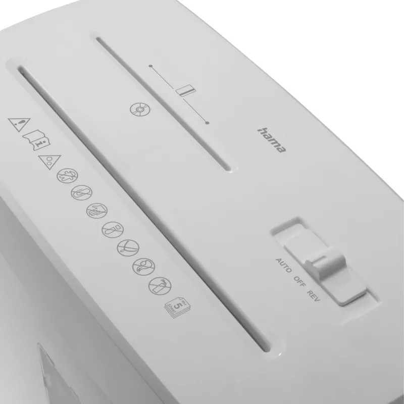 Hama Prime M50CD-W Καταστροφέας εγγράφων Μικροκοπής 68 dB 22 cm Λευκό