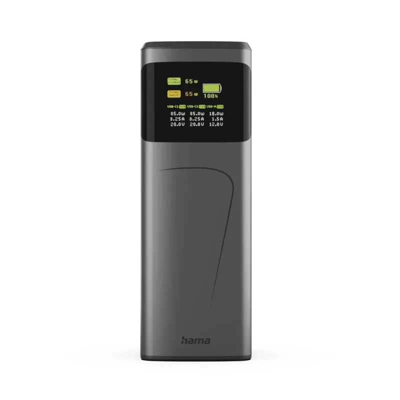 Hama High Power Ιόντων λιθίου (Li-Ion) 20000 mAh Γκρι