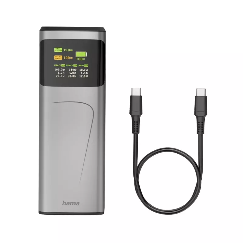 Hama High Power Ιόντων λιθίου (Li-Ion) 24000 mAh Γκρι