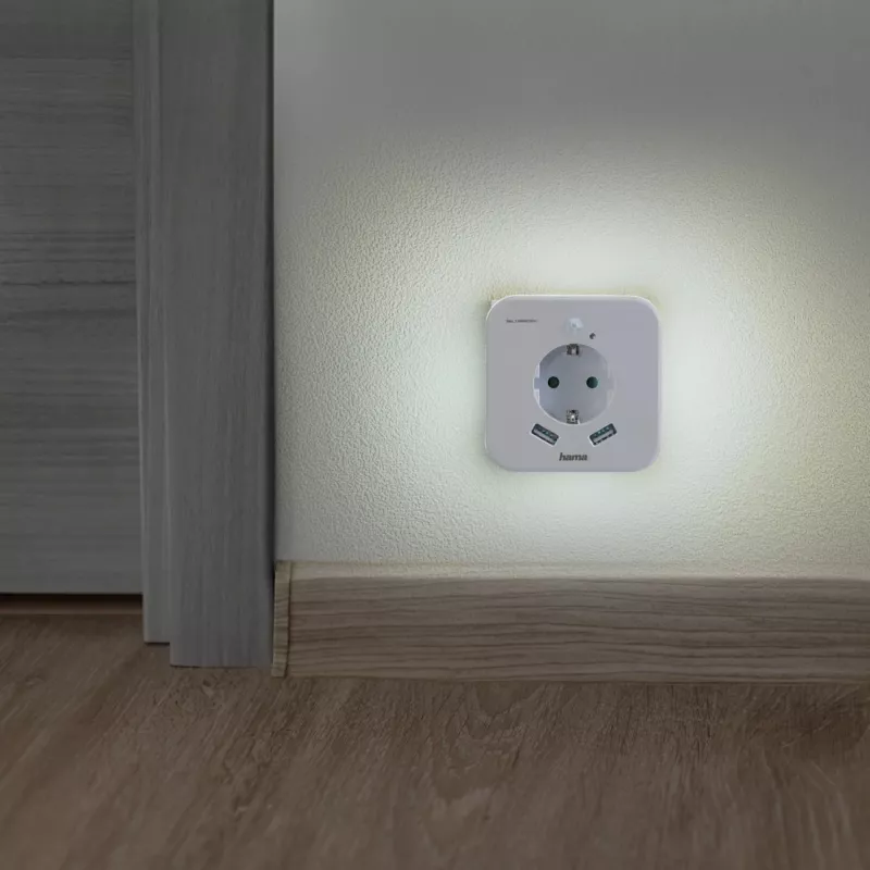 Φωτάκι νυκτός με πρίζα Hama 00223507 θερμό λευκό LED 3000K