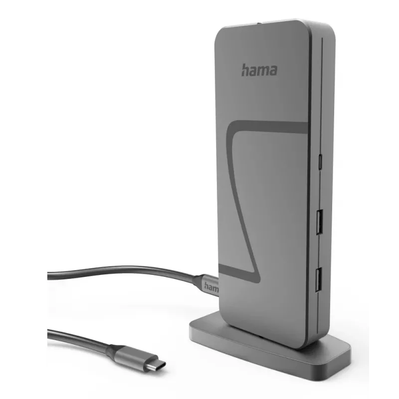 Hama Connect2Office Speed 00200200 docking station USB4, USB-C, PD, 40 Gbit/s, 10 θύρες