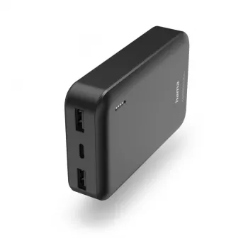 Hama 00201708 Powerbank Lithium-Polymer (LiPo) 10000 mAh ανθρακί