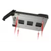 Φορέας μονάδας δίσκου Icy Dock MB991TRAY-B μαύρο ασημί