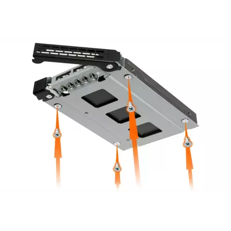 Κάλυμμα θήκης μονάδας δίσκου Icy Dock MB992TRAY-B μαύρο ασημί