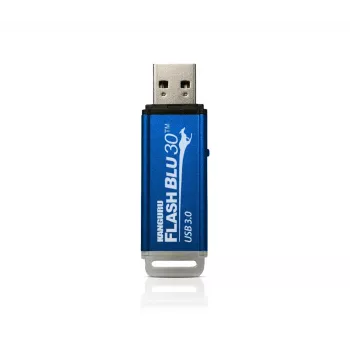 Kanguru FlashBlu30 SuperSpeed USB3.0 64 GB | Ασφαλές USB stick | Διακόπτης φυσικής προστασίας εγγραφής | Συμβατό με Windows „ReadyBoost“