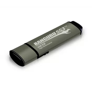 Kanguru SS3™ SuperSpeed USB3.0 64GB | Ασφαλές USB stick | Διακόπτης φυσικής προστασίας εγγραφής | Συμβατό με Windows «Ready Boost» | Εύκολη εγκατάσταση χωρίς προγράμματα οδήγησης | Plug and Play