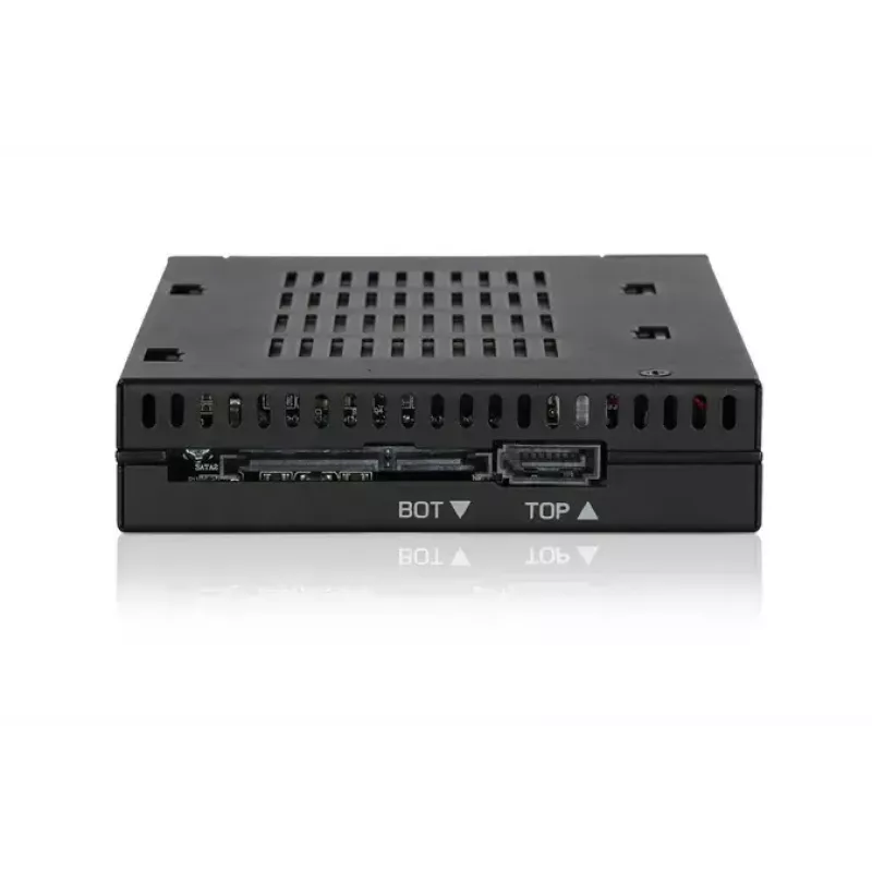ICY DOCK flexiDOCK MB522SP-B - Θήκη για μονάδες αποθήκευσης - 2.5 (6,4 cm) - Μαύρο (MB522SP-B)