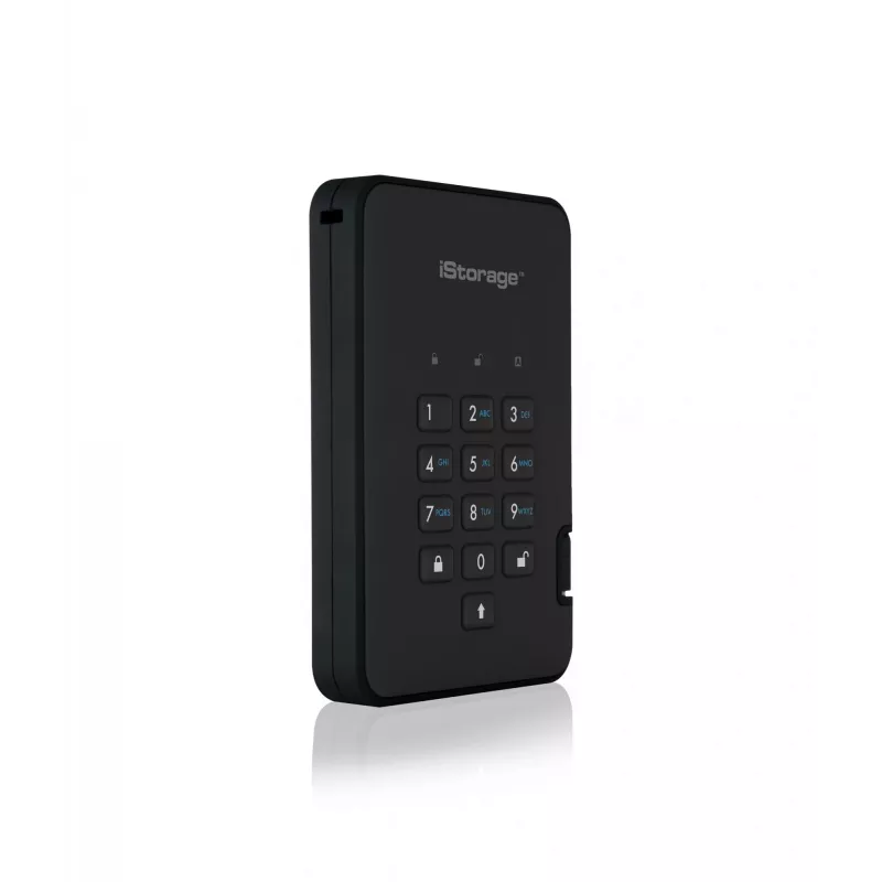 HDD iStorage 2 TB USB 3.2 diskAshur2 Μαύρο IS-DA2-256-2000-B
