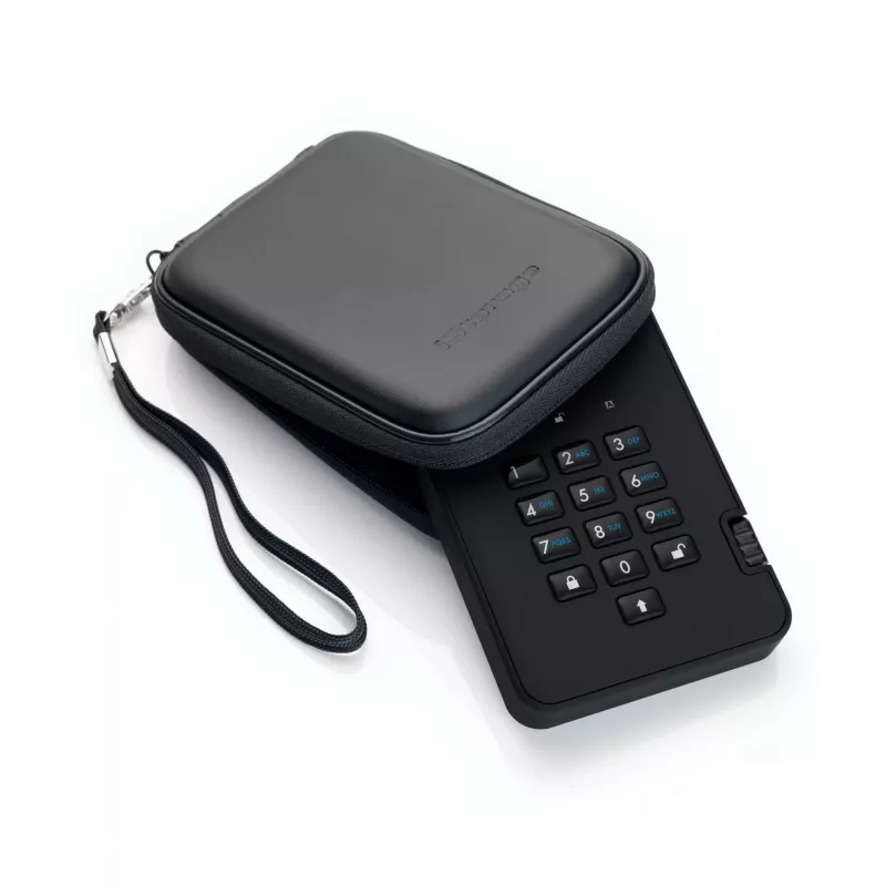 HDD iStorage 2 TB USB 3.2 diskAshur2 Μαύρο IS-DA2-256-2000-B