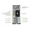 Κουτί υπολογιστή Supermicro SuperWorkstation 7049A-T Rack 4U Μαύρο