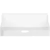 InLine 23182A ράφι Slatwall μικρό, ατσάλινο, 180 x 120 x 55 mm, φορτίο 3 kg, λευκό