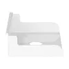 InLine 23182A ράφι Slatwall μικρό, ατσάλινο, 180 x 120 x 55 mm, φορτίο 3 kg, λευκό