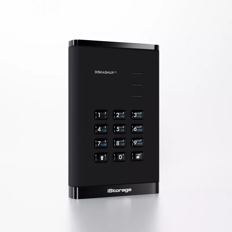 HDD iStorage 1TB USB 3.2 Gen 1 diskAshur3 μαύρο