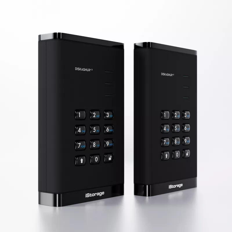 HDD iStorage 1TB USB 3.2 Gen 1 diskAshur3 μαύρο