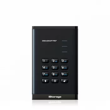iStorage diskAshur PRO³ SSD 1 TB | Ασφαλής φορητός SSD | Συμμόρφωση FIPS 140-3 Level 3 | Κρυπτογράφηση υλικού AES-XTS 256-bit | Προστασία με PIN | Ανεξάρτητο λειτουργικού συστήματος και πλατφόρμας | Συμμόρφωση GDPR, TAA | Προστασία από επιθέσεις Brute-Force | Ανθεκτικό σε σκόνη και νερό