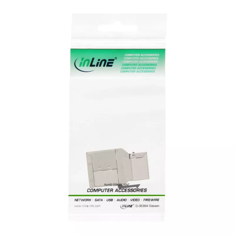 InLine RJ45 Keystone-Modul υποδοχή-σε-υποδοχή SNAP-In Cat.6A STP