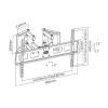 InLine γωνιακή βάση τοίχου για TFT / LED / Plasma 37 ιντσών έως 63 ιντσών έως 60 kg