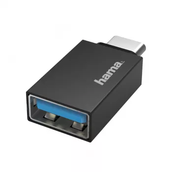 Hama Προσαρμογέας USB OTG, βύσμα USB-C - υποδοχή USB, USB 3.2 Gen 1, 5 Gbit/s