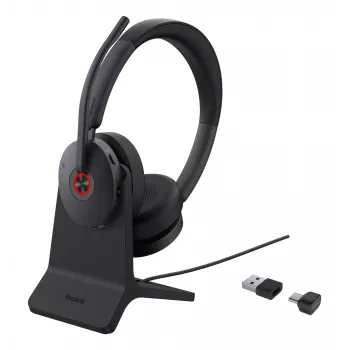 On-Ear-Headset Yealink BH74 Teams USB-C/A με Βάση — Microsoft Teams, μονόπλευρο, ενσύρματο