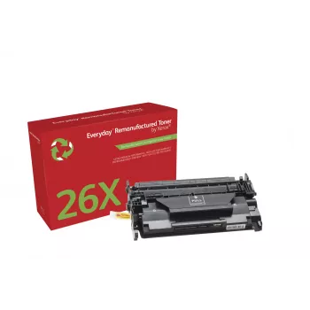 Everyday™ Mono ανακατασκευασμένος τόνερ Xerox συμβατός με HP 26X (CF226X), υψηλή χωρητικότητα