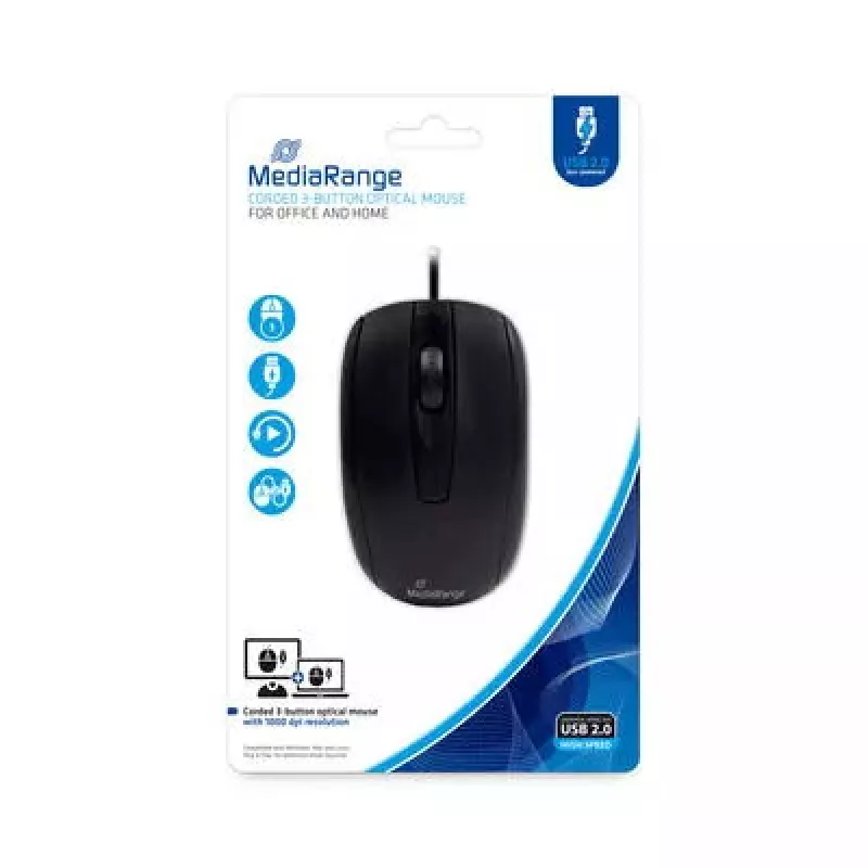 Ποντίκι MediaRange MROS211 USB Type-A Οπτικό