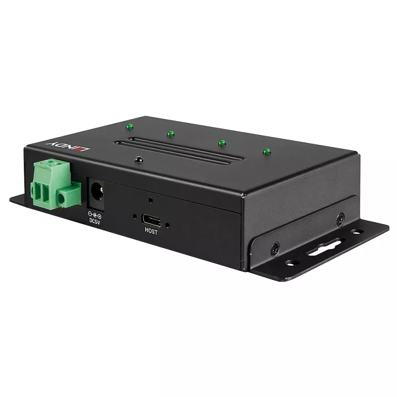 USB Hub Lindy 4 Port USB 3.2 Gen 2 Type-C μεταλλικό hub