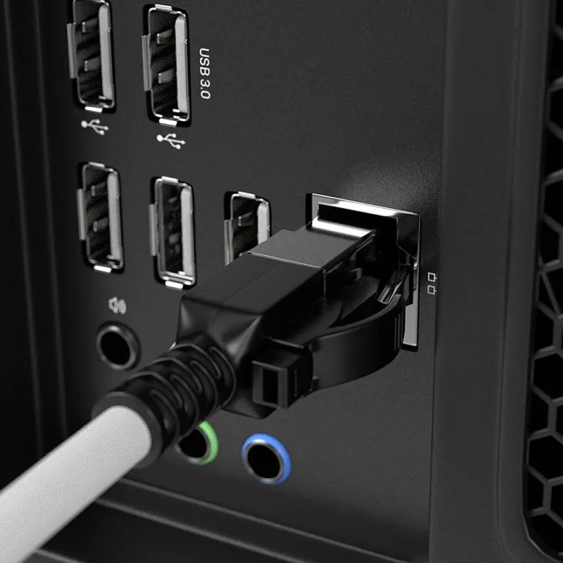 Lindy 3m Cat.6A S/FTP Locking καλώδιο δικτύου, γκρι