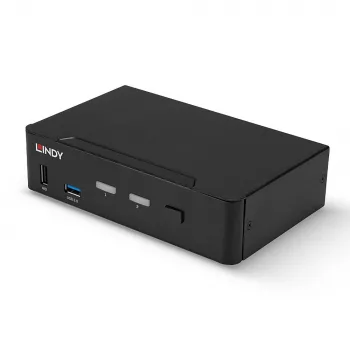 Lindy 2 Port DisplayPort 1.4, USB 3.0 και Audio KVM Switch