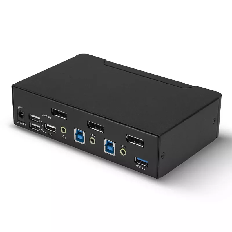 Lindy 2 Port DisplayPort 1.4, USB 3.0 και Audio KVM Switch