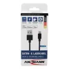 Καλώδιο Lightning Ansmann 1700-0078 1,2 m μαύρο