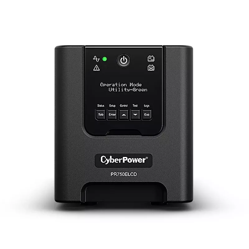 CyberPower PR750ELCDGR UPS (Αδιάλειπτη παροχή ισχύος) Line-Interactive 0,75 kVA 675 W 4 έξοδοι AC