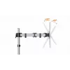 Durable SELECT Βάση οθόνης 509423 για 1 οθόνη, βάση γραφείου, ασημί