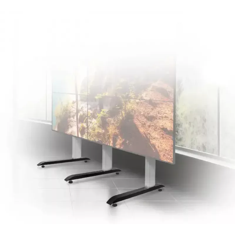 Βάση δαπέδου B-Tech BT8380 μαύρη μεταλλική βάση 86 mm πλάτος 950 mm βάθος