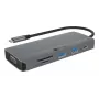 Σταθμός σύνδεσης ICY BOX IB-DK4040a-CPD — 10-in-1 USB-C, HDMI 4K60Hz, VGA, 3×USB-A, Gigabit-LAN, PD 100W, SD/MicroSD, αλουμίνιο