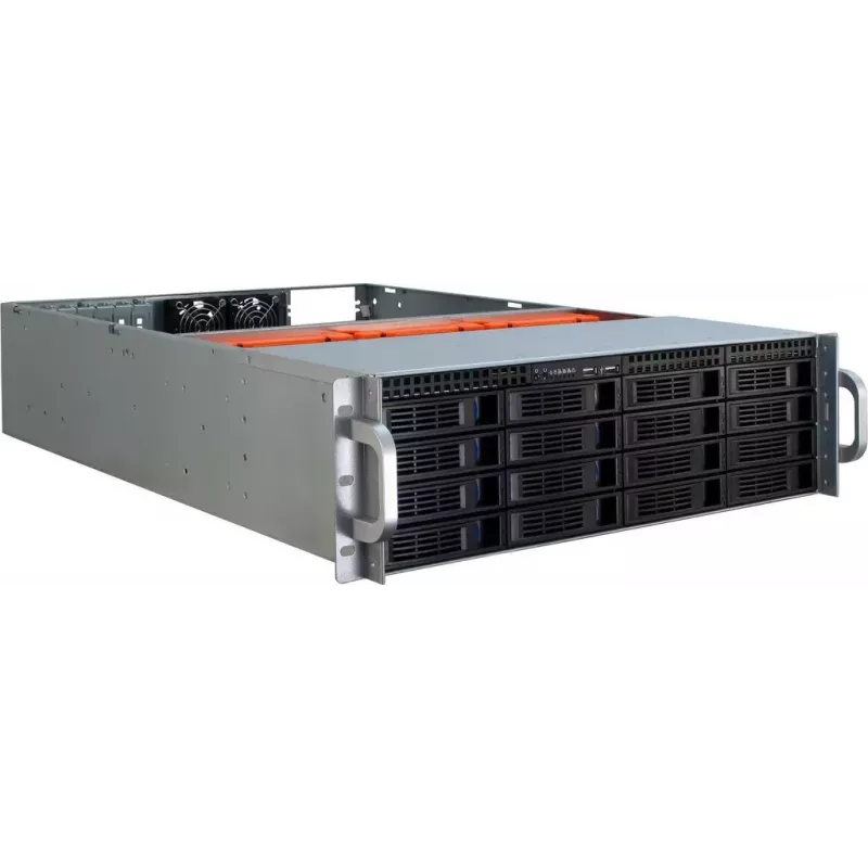 Κουτί διακομιστή Inter-Tech 3U-3416 Rack μαύρο
